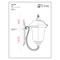 Z-Lite Armstrong Outdoor Wall Light, Black & Clear Waterglass 533B-BK - alternate 2